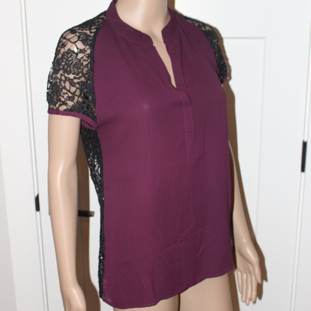 Nordstrom Ro & De Anthropology Lace Back Top - Size Medium